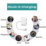 [Apple MFi Certified] 2 in 1 Dual Lightning iPhone Adapter & Splitter, Adapter Dual Converter Cable Headphone Music+Charge+Call+Volume Control Compatible for iPhone 11/11 Pro/XS/XR/X 8/7, iPad-iOS 13