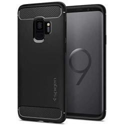 Spigen Rugged Armor Designed for Samsung Galaxy S9 Case (2018) - Matte Black