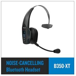 BlueParrott B350-XT Noise Cancelling Bluetooth Headset – Updated Design with Industry Leading Sound and Improved Comfort, Hands-Free Headset with Expanded Wireless Range and IP54-Rated Protection