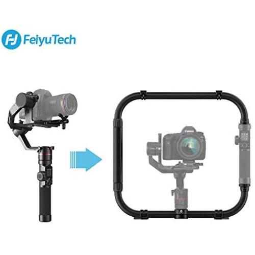 FeiyuTech AK2000 AK4000 AK4500 Dual Handle Grip Double Handheld Foldable Set Ring Cage Kit for Feiyu AK Series DSLR Stabilizer Gimbal