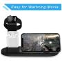 Kertxin Wireless Charger Stand,4 in 1 Wireless Charging Station Dock with USB for Apple Watch iWatch 5 4 3 2 1, Airpods,iPhone 11 11 Pro X Xs XR Max 8 Plus 8,Samsung Galaxy S9 S8
