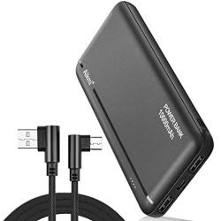 Portable Charger Power Bank 10000mAh - External Battery Pack with Dual USB Ports and USB-C Input, Compact High-Speed Charging Backup Phone Charger, Compatible for iPhone, Samsung, iPad, etc.