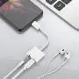 [Apple MFi Certified] for iPhone Headphones Adapter, Lightning to 3.5mm Headphone Jack Adapter Dual Ports Dongle Charge Jack AUX Audio 3.5mm for iPhone 11/11 Pro/X/XS/XR/8/7, Support All iOS System