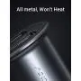 [2-Pack] AINOPE Car Charger, 4.8A All Metal Car Charger Adapter Dual USB Cigarette Lighter USB Charger Mini Flush Fit Compatible with iPhone 11/XR/x/8/7, iPad Air 2/Mini 3, Note 9/Galaxy S10/S9-Black