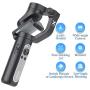 Hohem iSteady X Smartphone Foldable 3-Axis Gimbal Handheld Stabilizer Compatible for iPhone 11 Pro Max/11/XsMax/XS/XR w/Huawei P30/P40 Auto Inception/Dolly Zoom/Time-Lapse for 