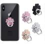 Cell Phone Ring Holder Stand Finger Rings Grip Car Mount 360° Rotation Kickstand Compatible for iPhone Xs X 11 8 7 7s 6 6s Samsung Galaxy S8 S7 S6 LG HTC Google Nexus Flower (4 Pack)