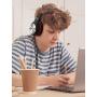 Mpow CH6 Pro Kids Headphones Over-Ear with Microphone and Volume Limited 85dB/94dB, Wired Headphone for Teens Girls Boys, HD Stereo Headset w/Sharing Function, Foldable Headset for School/PC/Cellphone