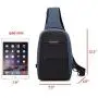 Sling Bag Crossbody Backpack for Men/Women Waterproof Shoulder Bag with USB Charging Port Anti-Theft Causal Daypacks for Travel/Sports/Hiking Blue Sling Bag Crossbody Backpack for Men/Women Waterproof Shoulder Bag with USB Charging Port Anti-Theft Causal Daypacks for Travel/Sports/Hiking Blue