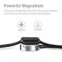 Watch Charger Magnetic 2 in 1 Wireless Braided Charging Cable Compatible with iWatch Series 5/4/3/2/1 iPhone 11/11Pro/Xr/Xs/8/8P Black 3.3ft