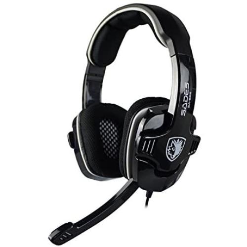 SADES SA922 Pro Stereo Gaming Headphones with Microphone for Pc/Mac/Xbox One/Xbox 360 / PS3 / PS4 / Mobile Phones(Black)