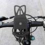 Enrilior GUB P8 Bicycle Silicone Mobile Phone Holder Cellphone Bracket Support for Motorcycle(Black)