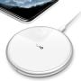 Fast Wireless Charger, Vebach Dubhe1s Qi Certified Wireless Charging Pad 7.5W for iPhone SE 2020/11/11 Pro/11 Pro Max/Xs/Xs Max/XR/X/8/8P, 10W for Samsung Galaxy S20/S10/Note 10/S9, Aluminum Frame