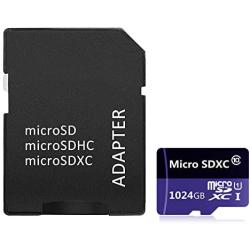 Micro SD SDXC Card 1TB Memory Card High Speed Class 10 with Free Adapter, Designed for Android Smartphones