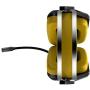 Gaming Headset for PS4, Comfort Noise Reduction Crystal Clarity 3.5mm LED Professional Headphone with Mic for Xbox One PC Laptop Tablet Mac Smart Phone (G808 yellow)