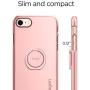 Spigen Style Ring 360 Cell Phone Ring/Phone Grip/Stand/Holder for All Phones and Tablets Compatible with Magnetic Car Mount - Rose Gold