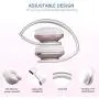 Wireless Earbuds,Esonstyle Over Ear Headset V5.0 with Microphone,Bluetooth Headphones Wireless Foldable & Lightweight, Support Tf Card MP3 Mode and Fm Radio for Cellphones Laptop TV-Rose Gold