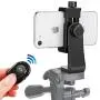 Phone Tripod Mount for iPhone with Remote 360° Rotation Smartphone Holder Phone Adapter Clip Compatible with iPhone 11 Pro Xs Max XR X 8 7 6 6s Plus Samsung Nexus Phone Tripod Mount for iPhone with Remote 360° Rotation Smartphone Holder Phone Adapter Clip Compatible with iPhone 11 Pro Xs Max XR X 8 7 6 6s Plus Samsung Nexus