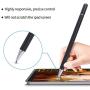 Capacitive Stylus Pen for Touch Screens, High Sensitivity Pencil Magnetism Cover Cap Compatible with iPad Pro/iPad Mini/iPad Air/iPhone Series All Capacitive Touch Screens (Black)