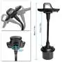BTMAGIC Cell Phone Car Cradles & Mounts,Universal Adjustable Cup Holder for iPhone Xs/Max/X/XR/8/8 Plus,Samsung Note 9/ S10 / S9/ S9 / S8,GPS