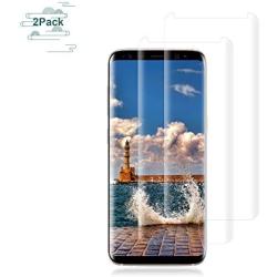 [2 Pack] Galaxy S9 Plus Screen Protector 9H Hardness/Anti-Scratch/Anti-fingerprint/3D Curved/High Definition/Ultra Clear Tempered Glass Screen Protector Compatible Samsung Galaxy S9 Plus (S9 Plus)