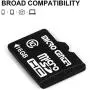 Micro Center 16GB Class 10 Micro SDHC Flash Memory Card with Adapter (2 Pack)