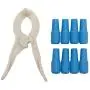 Nite Ize CordCollar, Cord Identification and Protection, 8-Pack, Bright Blue Nite Ize CordCollar, Cord Identification and Protection, 8-Pack, Bright Blue
