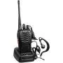 Arcshell Rechargeable Long Range Two-Way Radios with Earpiece 4 Pack UHF 400-470Mhz Walkie Talkies Li-ion Battery and Charger Included