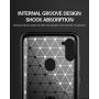 Galaxy A11 case,Samsung A11 case,with HD Screen Protector,MAIKEZI Soft TPU Slim Fashion Non-Slip Protective Phone Case Cover for Samsung Galaxy A11(Black Brushed TPU)