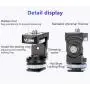 Hot Shoe Mount Tripod Adapter for Light Stand Degree Panoramic Ballhead Camera Strong Damping Cold Shoe Mount Bracket Monitor Holder with 1/4’’ Mount 360° Rotation for Sony Canon Nikon DSLR Camera