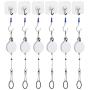 KIWI design 6 Packs Retracable VR Cable Management | Ceiling Suspension System Compitable with Vive/Vive Pro Virtual Reality/Oculus Rift/Playstation VR/Microsoft MR VR Accessories (White) KIWI design 6 Packs Retracable VR Cable Management | Ceiling Suspension System Compitable with Vive/Vive Pro Virtual Reality/Oculus Rift/Playstation VR/Microsoft MR VR Accessories (White)