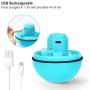 WWVVPET Interactive Cat Toys Ball with LED Light,360 Degree Self Rotating Ball,USB Rechargeable Cat Ball Toy,Stimulate Hunting Instinct Kitten Funny Chaser Roller Pet Toy