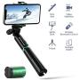 Lofter Gimbal Stabilizer for Phone, Selfie Stick Tripod Gimbal 3 in 1 Extendable with Wireless Remote, Auto Balance Stabilizer for Smartphone and GoPro, TikTok Vlogging Live Stream Accessories