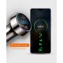 [Pure Copper] USB C Car Charger, SUPERONE 36W 6A Dual USB Car Charger Adapter with 18W PD Port, Quick Charge 3.0 and LED Voltmeter for iPhone 11 Pro Max, Google Pixel 4/4 XL, Samsung S10 and More