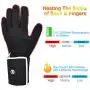 Heated Glove Liners for Men Women,Rechargeable Battery Motorcycle Ski Snow Warmer Mitten Glove Arthritis