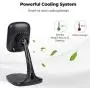 PITAKA New MagEZ Mount Qi Desktop Smartphone Charging Stand Magnetic Fast Wireless Charger Indoor Use Aramid Fiber Carbon Style 360° Rotatable Black (for PITAKA MagEZ Case only) PITAKA New MagEZ Mount Qi Desktop Smartphone Charging Stand Magnetic Fast Wireless Charger Indoor Use Aramid Fiber Carbon Style 360° Rotatable Black (for PITAKA MagEZ Case only)