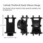 Ailun Motorcycle Mountain Bike Phone Mount Holder Stand Accessories Universal Adjustable Bicycle Harley Davidson Handlebar Rack Compatible iPhone 8Plus 8 Galaxy s10 S9 S8 Plus Note 10