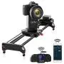 GVM Camera Slider, 31" 2-Axis Carbon Fiber Motorized Slider Track Dolly Rail with APP Control and Wireless Controller, 360 Degree Panoramic Shooting and Time-Lapse Photography for Most DSLR Cameras GVM Camera Slider, 31" 2-Axis Carbon Fiber Motorized Slider Track Dolly Rail with APP Control and Wireless Controller, 360 Degree Panoramic Shooting and Time-Lapse Photography for Most DSLR Cameras