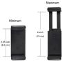 Universal Cell Phone Tripod Mount Adapter, OIMIO Phone Holder Clip Connector Head Used for Monopod Selfie Stick DSLR Travel Mini Flexible Tripod and More(2 Pack)