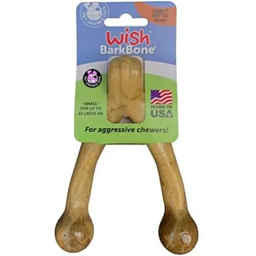 Pet Qwerks Wish BarkBone - For Aggressive Chewers| Made in USA Pet Qwerks Wish BarkBone - For Aggressive Chewers| Made in USA