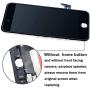 Keytas for iPhone 7 Screen Replacement Kit Black 4.7" LCD Display Compatible with iPhone 7 Touch 3D Screen 4.7 Inch Digitizer Frame Assembly with Free Repair Tools Kit+ Screen Protector (Black)