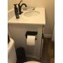 Industrial/Farmhouse Metal Shelf & Toilet Paper Holder LH