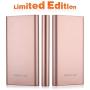 [Upgraded] Poweradd 2ND Gen Pilot 2GS 10000mAh Portable Charger External Battery Pack with Smart Charge for iPhone, Ipad, Samsung Galaxy, Smartphones and Tablets - Rose Gold