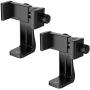 Puroma Universal Phone Holder for Tripod Cell Phone Tripod Mount Adapter Clip for iPhone 8 8plus X, 7 7plus 6 6s 6plus, Samsung, Huawei P9 Honor 8 and More Phones, Selfie Monopod Adjustable Clamp