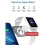 Bestand 3 in 1 Stand Holder for iPhone Mobile Phone iWatch and Charging Stand for Airpods Only, Grey (Patented, Airpods Charging Case NOT Contained)