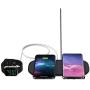 mophie 409903633 Dual Wireless Charging Pad - Made for Apple Airpods, iPhone Xs Max, iPhone Xs, iPhone XR and Other Qi-Enabled Devices - Black