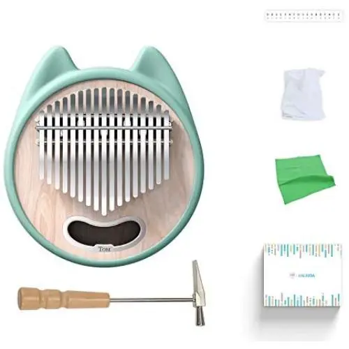 Kalimba 17 Key Thumb Piano-Cute Animal Wood Kalimba Integratedly Designed with Silicone Cover as Musical Instrument Gift for Kids and Girls (TK-C1-CT) Kalimba 17 Key Thumb Piano-Cute Animal Wood Kalimba Integratedly Designed with Silicone Cover as Musical Instrument Gift for Kids and Girls (TK-C1-CT)