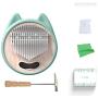 Kalimba 17 Key Thumb Piano-Cute Animal Wood Kalimba Integratedly Designed with Silicone Cover as Musical Instrument Gift for Kids and Girls (TK-C1-CT)