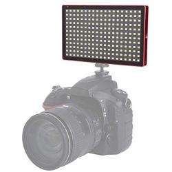 Acouto L28 Video Light Kit, LED Video Light Fill Light 3200-5600K CRI97 for Camera Shooting(RED)