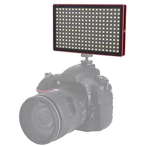 Acouto L28 Video Light Kit, LED Video Light Fill Light 3200-5600K CRI97 for Camera Shooting(RED) Acouto L28 Video Light Kit, LED Video Light Fill Light 3200-5600K CRI97 for Camera Shooting(RED)