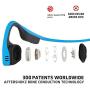 AfterShokz Titanium Bone Conduction Wireless Bluetooth Headphones, Ocean Blue